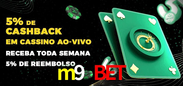 Promoções do cassino ao Vivo m9 bet